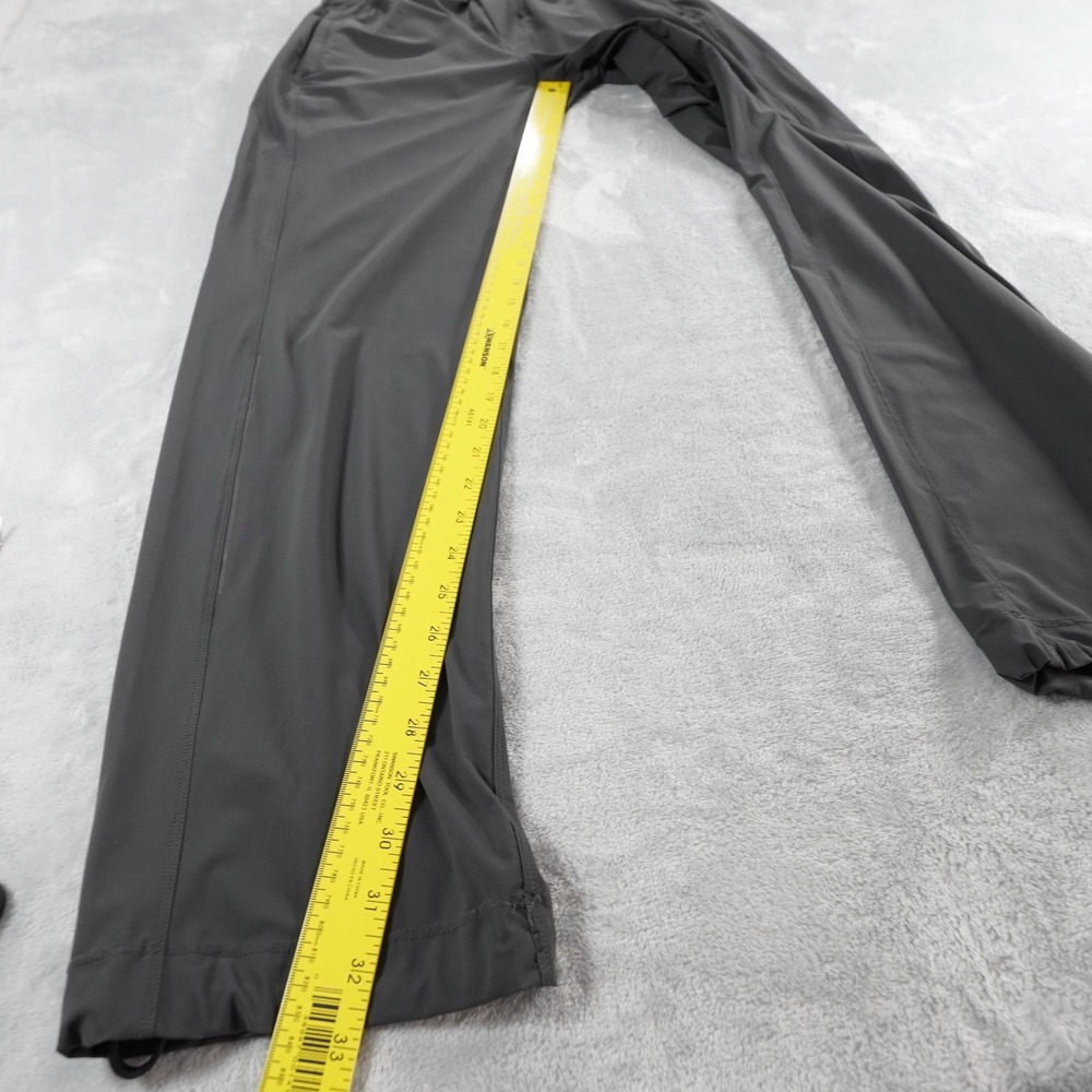 Lululemon Track Pants Mens M Black Nylon Spandex Relaxed Straight Activewear - Picture 7 of 12